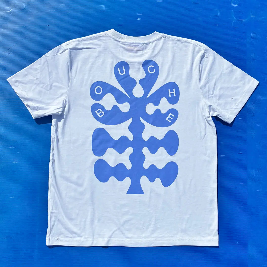 BOUCHE • T-SHIRT • BLUE FLOWER