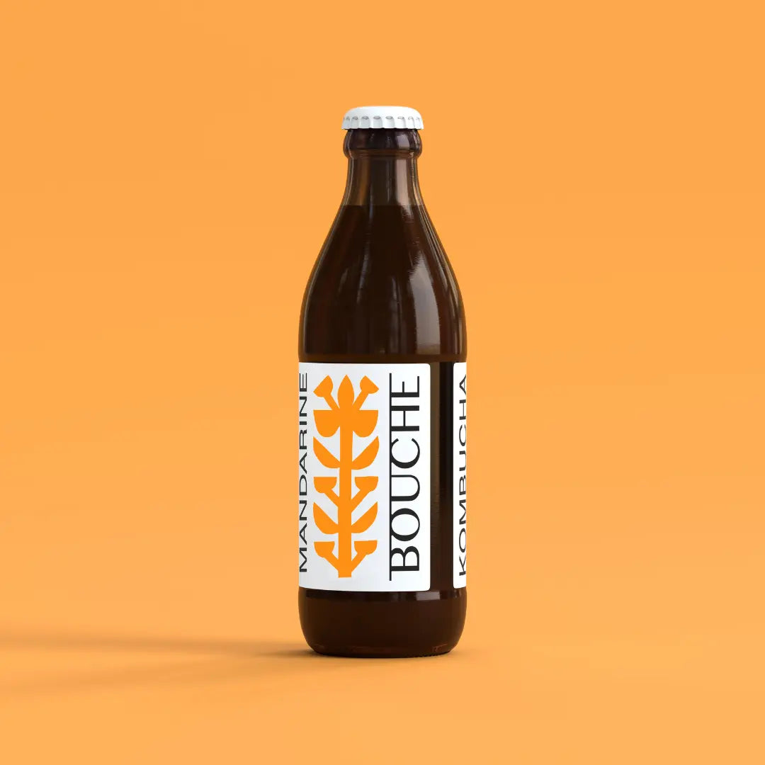 MANDARINE • 12 × 0,33 • BIO KOMBUCHA